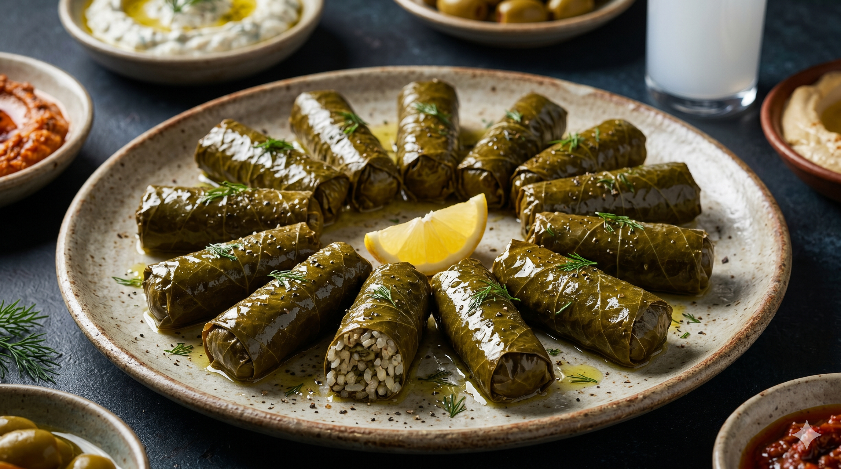 Sarma (Turkish Stuffed Grape Leaves with Rice & Meat) – authentic Turkish recipe