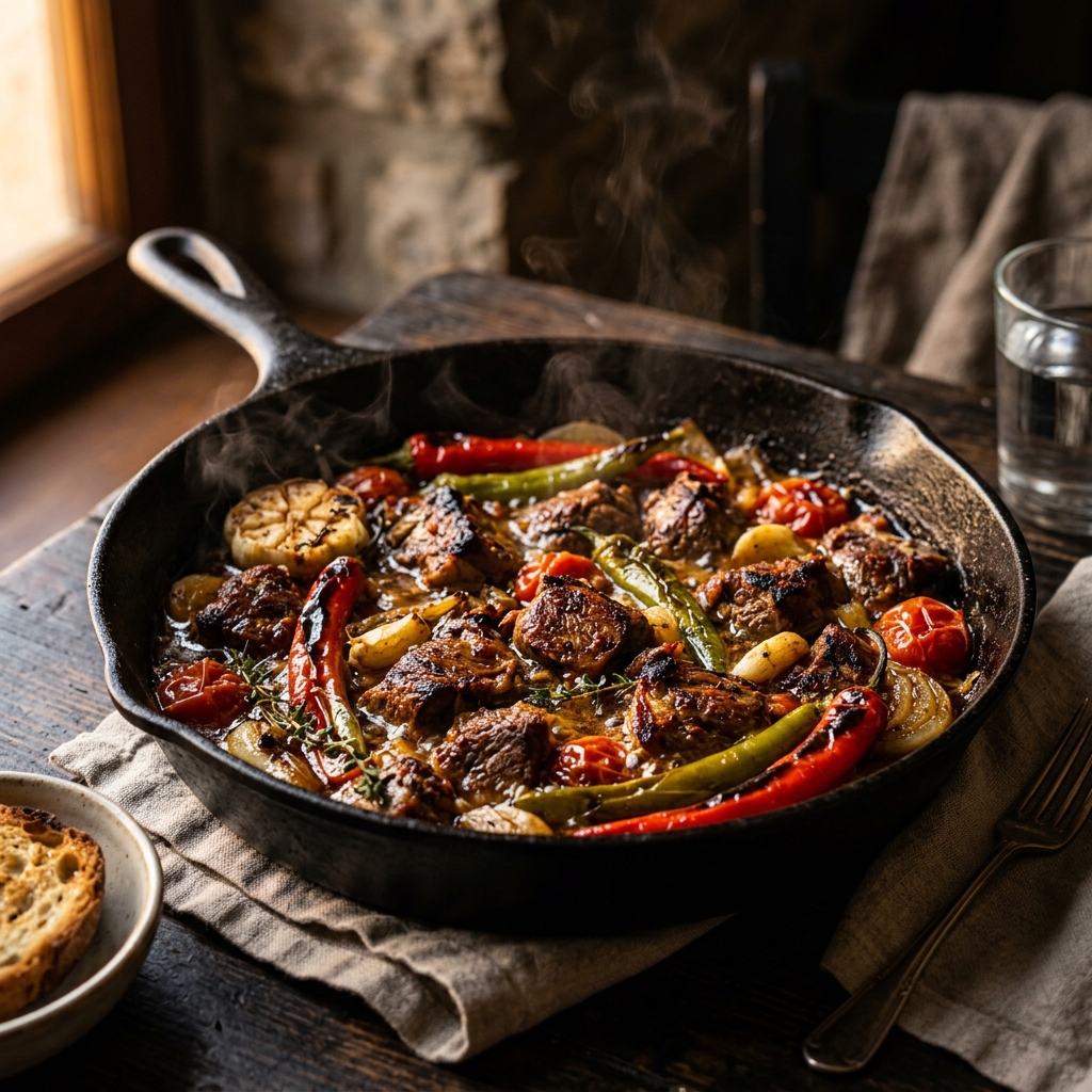 Çoban Kavurma (Turkish Shepherd’s Sautéed Lamb)