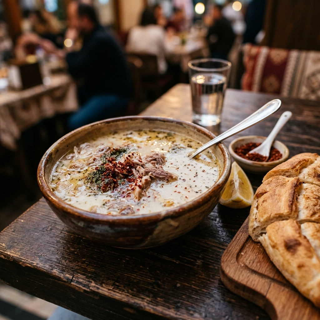 Kelle Paça Çorbası (Turkish Head & Feet Soup) – authentic Turkish recipe
