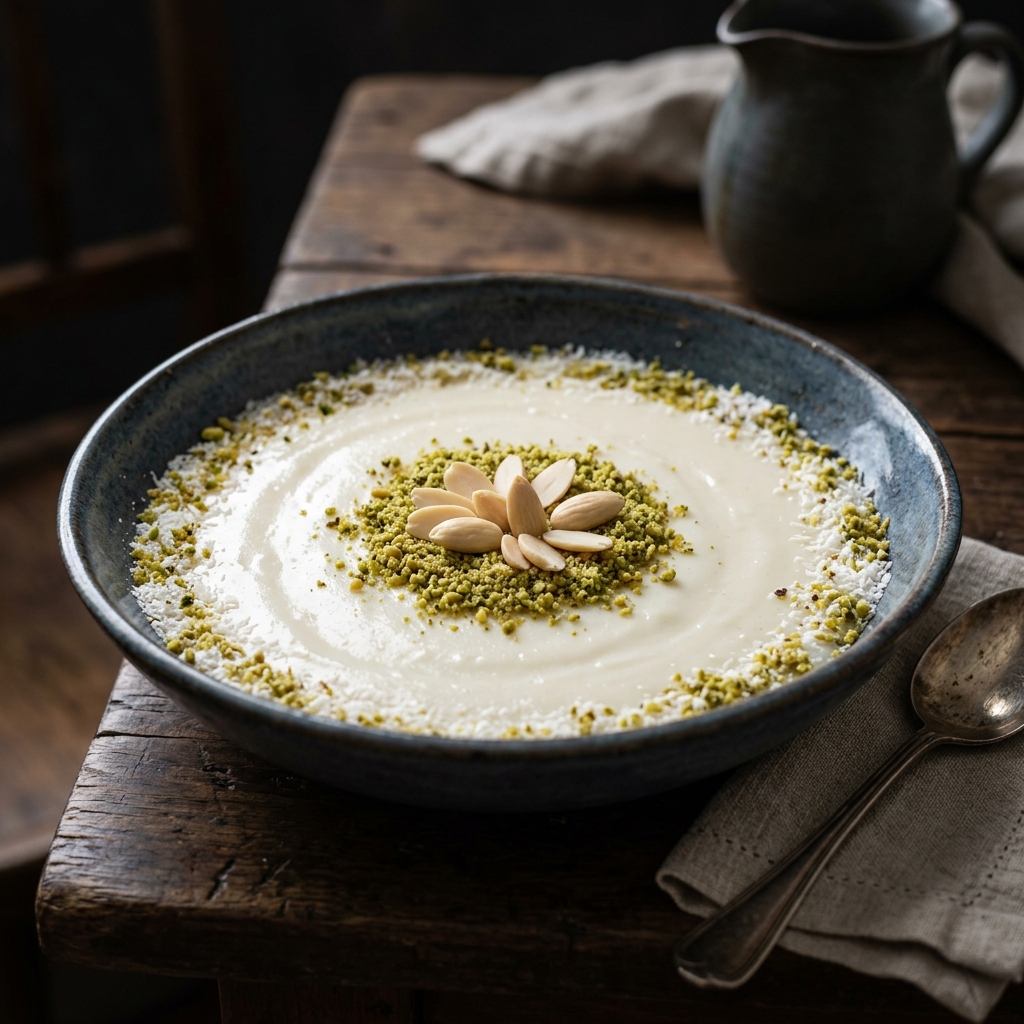 Keşkül (Turkish Almond Milk Pudding) – authentic Turkish recipe