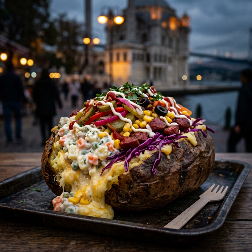 Kumpir (Turkish Stuffed Baked Potato)