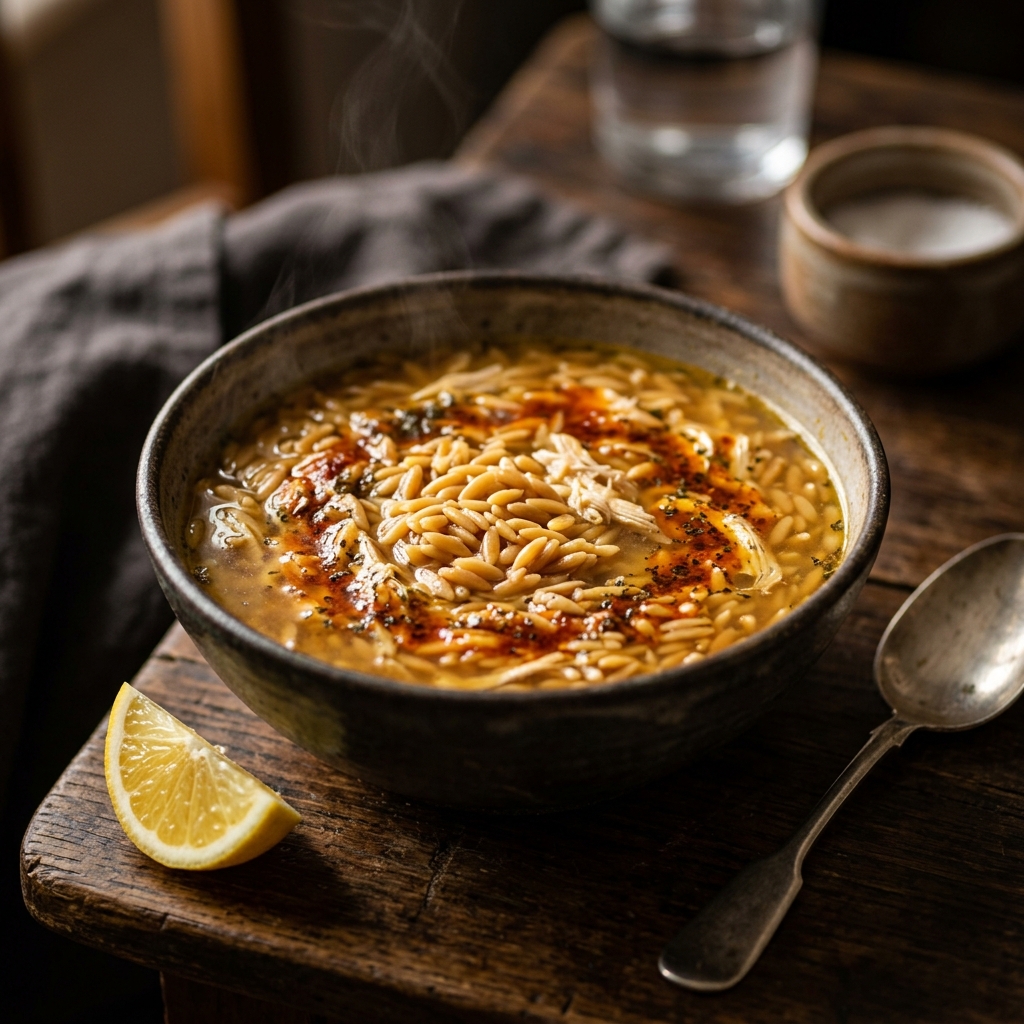 Şehriye Çorbası (Turkish Orzo Soup) – authentic Turkish recipe