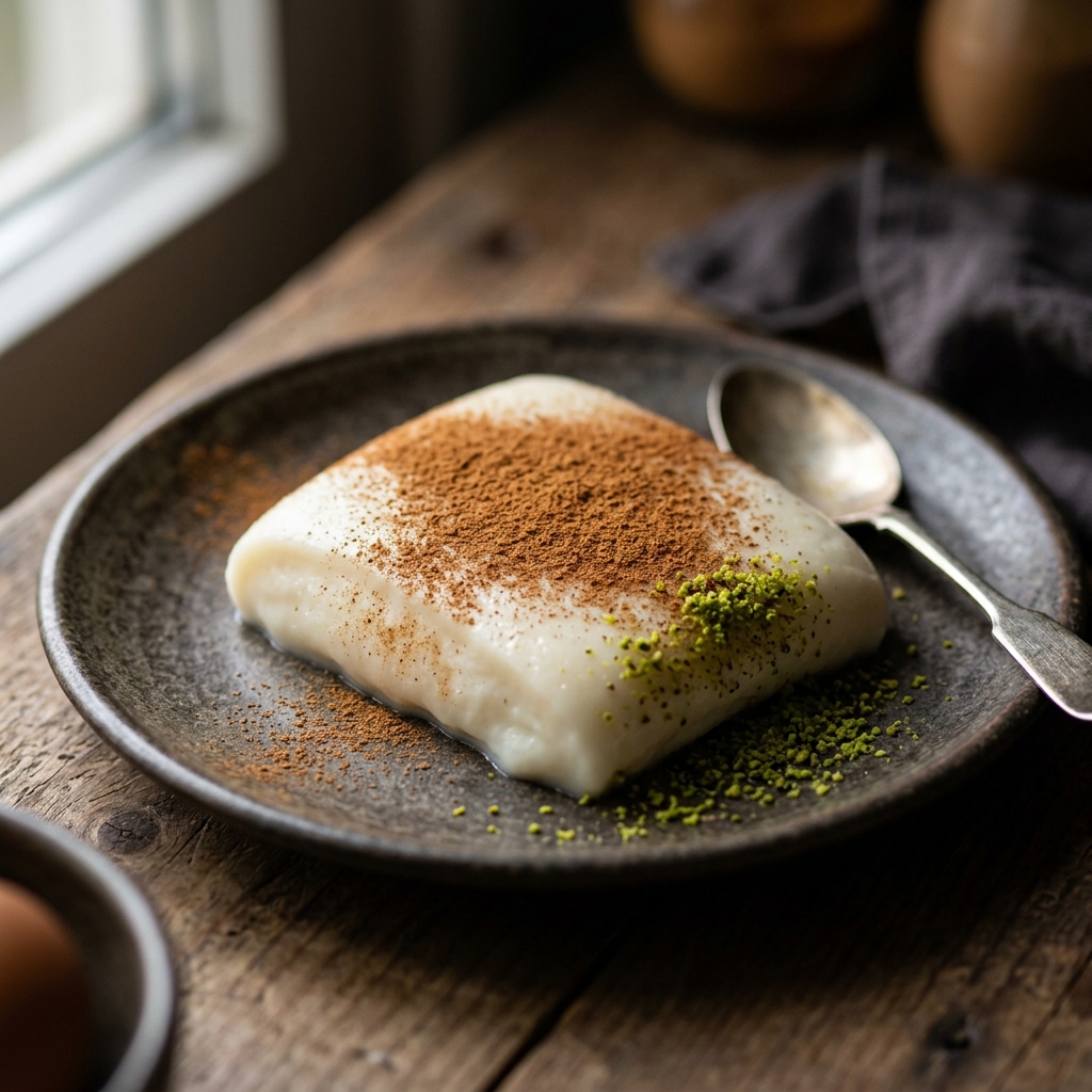 Tavuk Göğsü (Turkish Chicken Breast Pudding) – authentic Turkish recipe