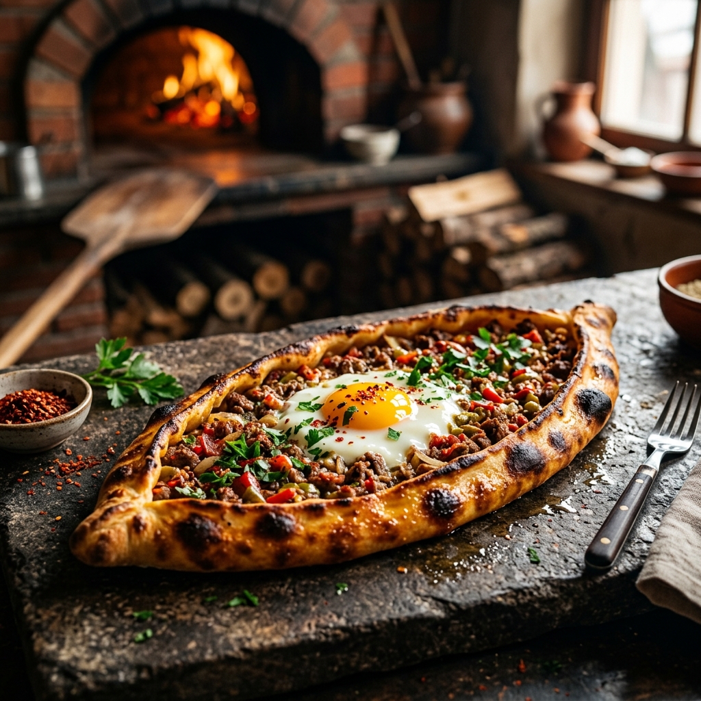 Turkish Pide (Turkish Flatbread)