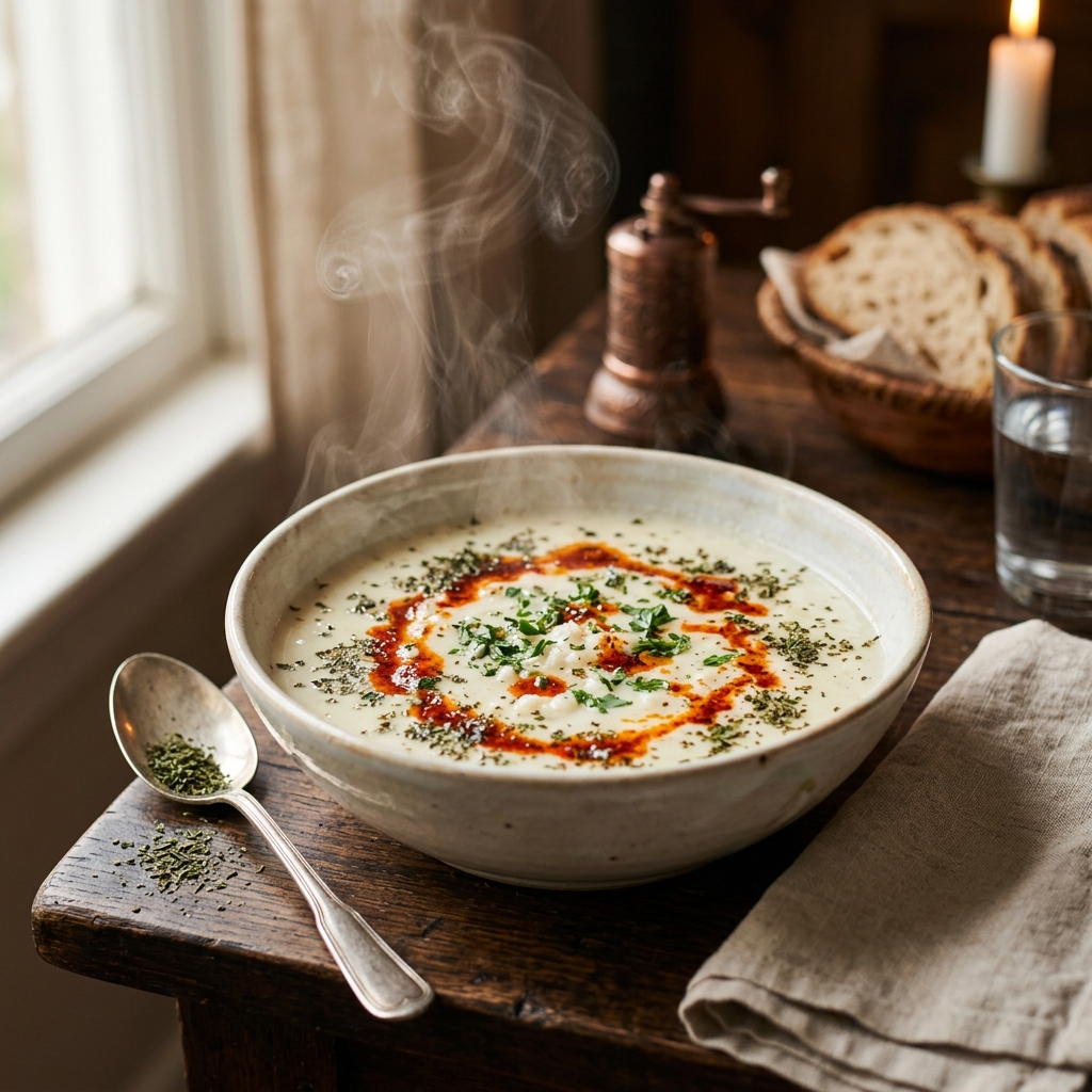 Yayla Çorbası (Turkish Yogurt & Mint Soup)