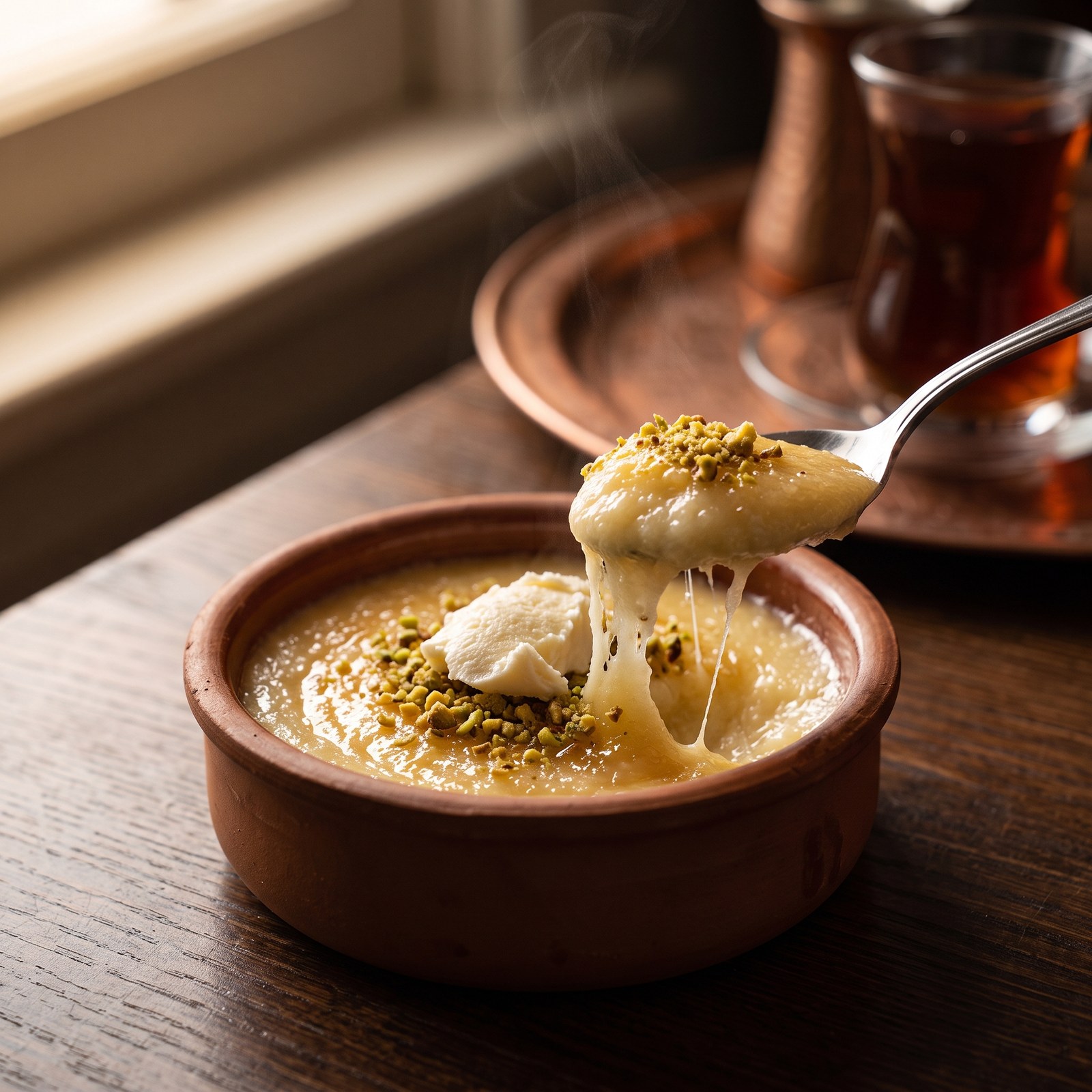 Höşmerim (Balıkesir Cheese and Semolina Dessert)